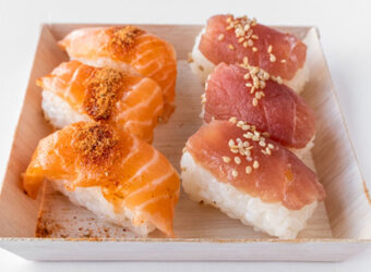 Nigiri atún salmón