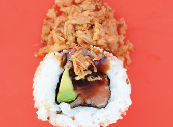 salmón teriyaki: 4ud por 4€ 8ud por 7,95€
