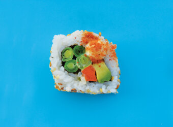 Uramaki vegetal: 4ud por 4€ 8ud por 7,30€